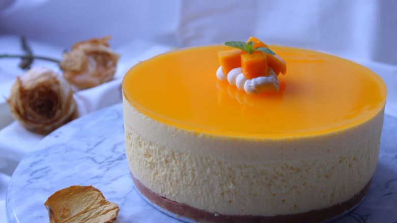 百香果冻芝士蛋糕 